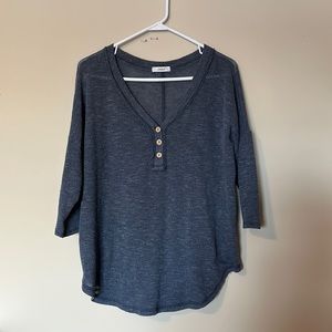 3/4 length sleeve casual shirt